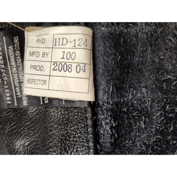 Harley-Davidson Leather Motorcycle Riding Chaps Black Men’s Medium Genuine Leath - Picture 5 of 16